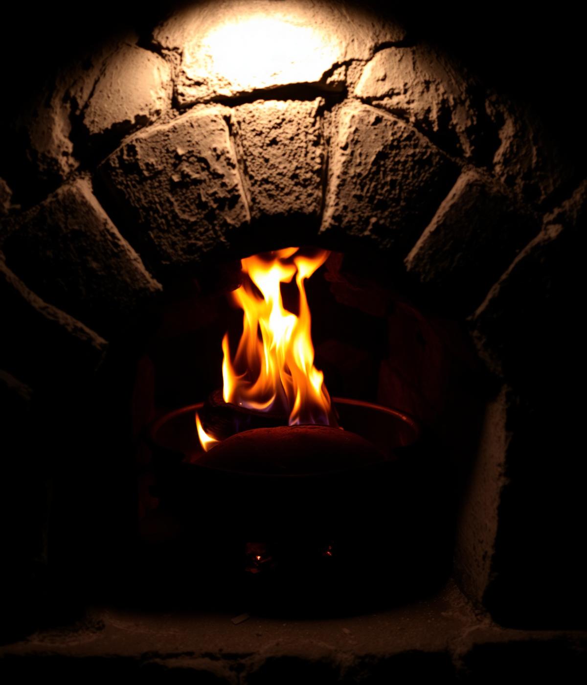 Traditional stone oven