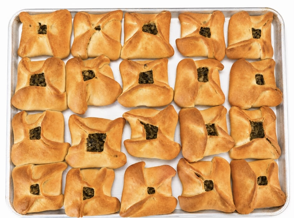 Large Spinach Pies — Full Tray